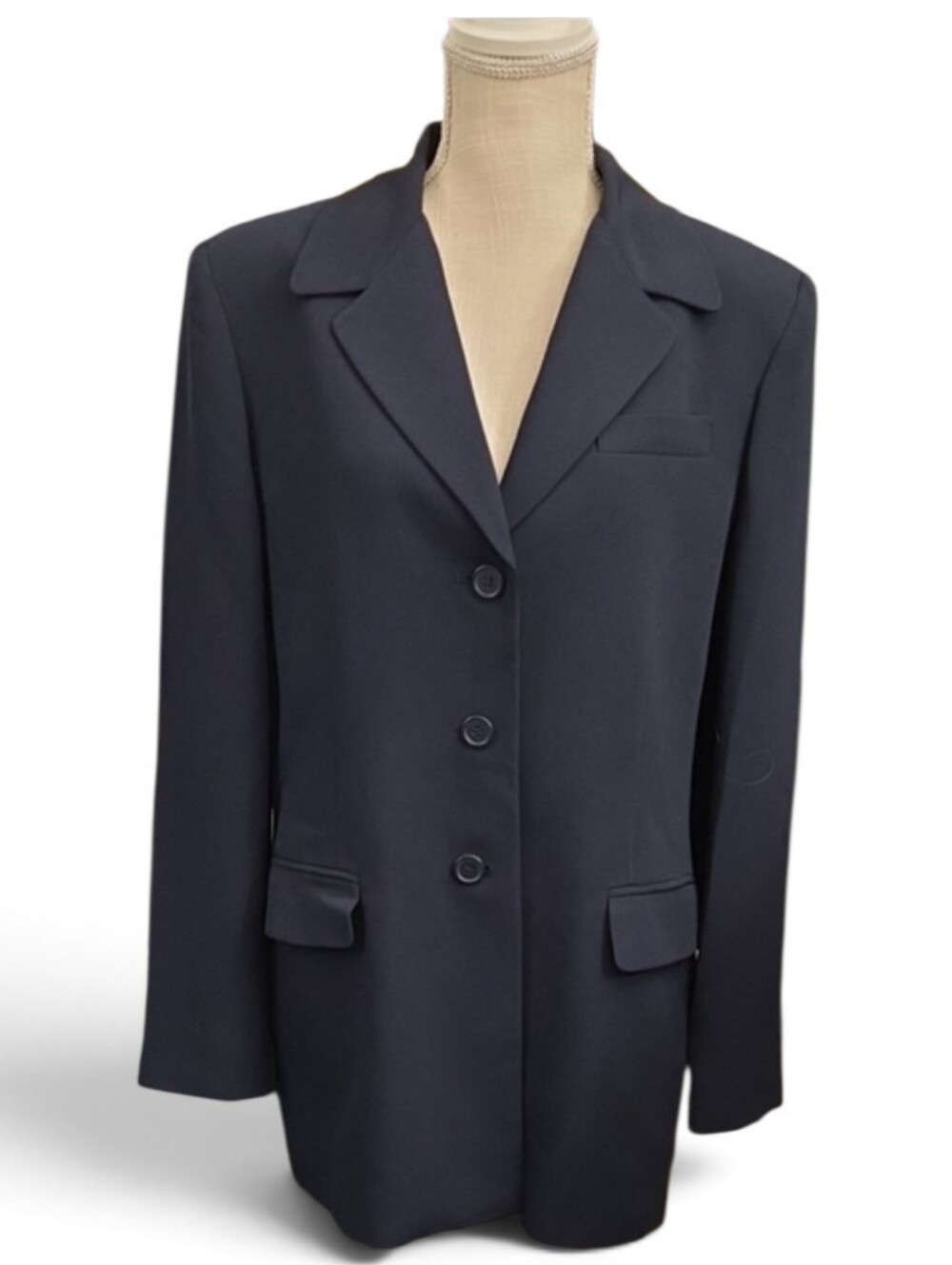 INC International Concepts Navy Blazer Jacket